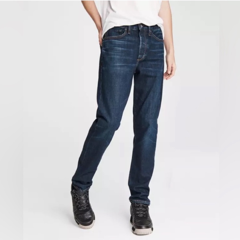 rag & bone Men's Slim Jeans - Dark Blue